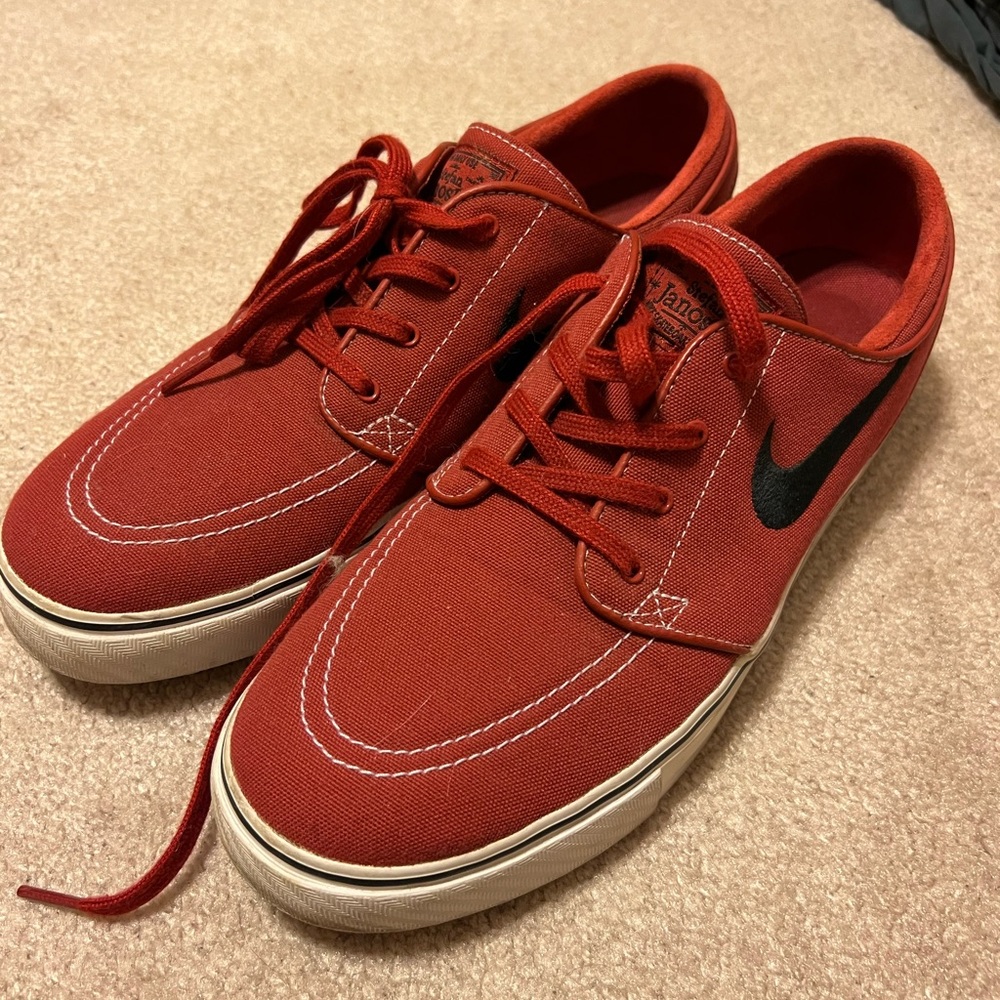 Nike Stefan Janoski SB Shoes Mens Red